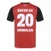 Bayer Leverkusen Alejandro Grimaldo #20 Domácí Dres 2024-25 Krátkým Rukávem